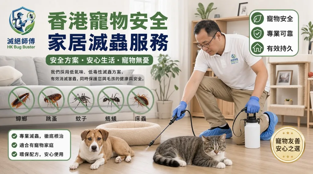 寵物安全滅蟲現場評估